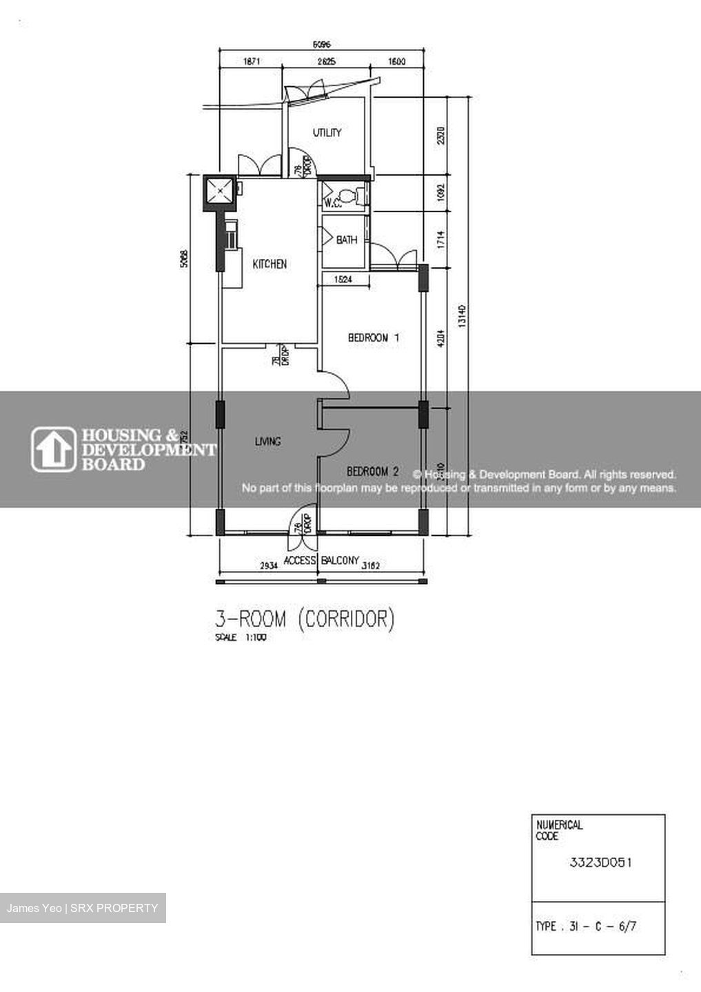 Blk 20 Telok Blangah Crescent (Bukit Merah), HDB 3 Rooms #577826751